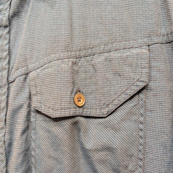 Ascend Short Sleeve Button Down Size Large - Picture 4 of 13